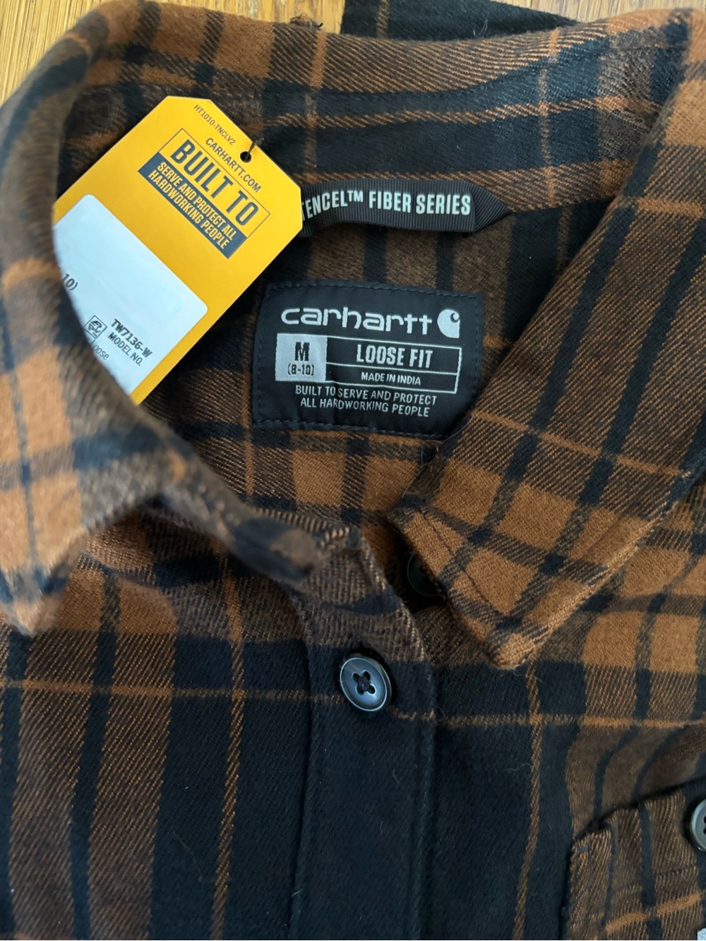 NEW Carhartt Plaid Shacket Women’s Medium NWT